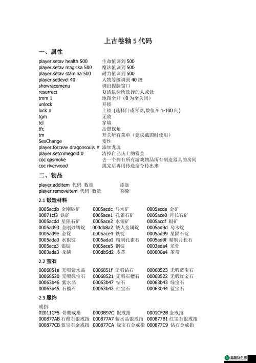 上古卷轴5虚无盐代码修改指南