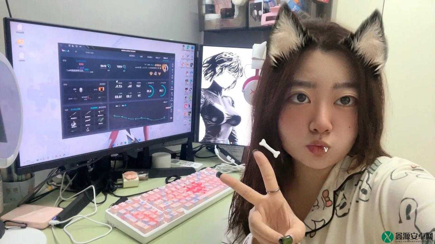 CSGO 中暴躁女生-尖叫怒吼摔鼠标