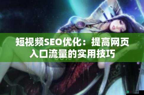 SEO 短视频网页入口网站推广：提升网站流量的有效途径