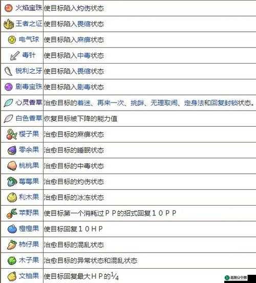 宝可梦剑盾新增道具全揭秘：道具种类与效果详细一览