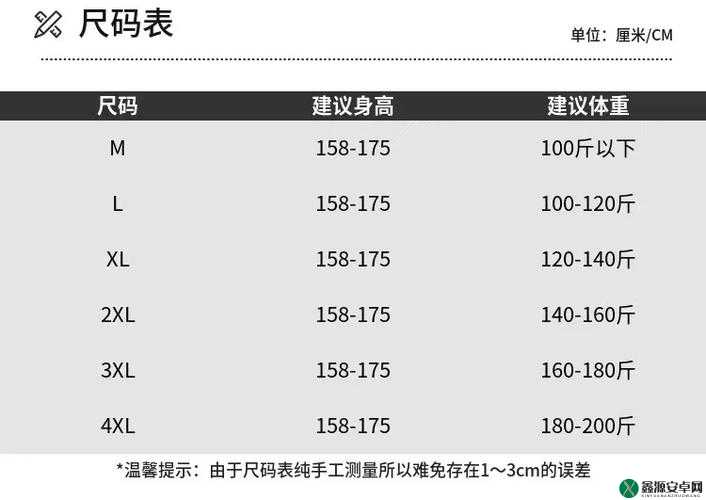 XXXXXL196-2222 尺码大揭秘：你能穿得下吗？